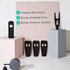 Black Velvet Hangers Clips, 20 PCS Non-Slip Clips for Suit Pant Skirt Hanger