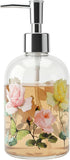 Glass Soap Dispenser Bottle with Pump,Refillable Liquid Hand Dispenser for Bathroom, Kitchen
