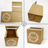 KALEFO Kraft Card Box, Wedding Favors Post Boxes, Cardboard Wedding Party Decor, Table Centerpiece