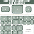 Plastic Drawer Organizers, 10 PCS Bathroom and Vanity Organizer Bins, Green Makeup Storage for Bedroom, Kitchen, Office