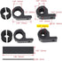 Motorcycle Mounting Bracket 4Pcs - Universal Clamp for 0.75" 1" 1.25" Horizontal Bull Bar Work Auxiliary Lights