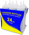 New Star Foodservice 26238 Clear Plastic Squeeze Bottles, Wide Mouth, 24 oz, Pack of 6