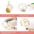 Gold 42nd Confetti Latex Balloons, Happy 42 Years Birthday Party Decoration with Confetti, 12in, 16 Pack