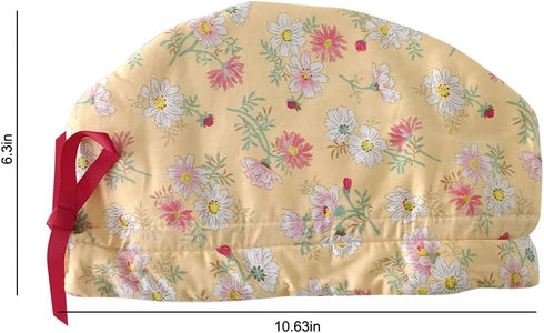 Yangshine Cozy, Vintage Floral Tea Yellow Daisy Tea Cosy Cotton Tea Kettle Cover Dust Proof Insulated Teapot Cover