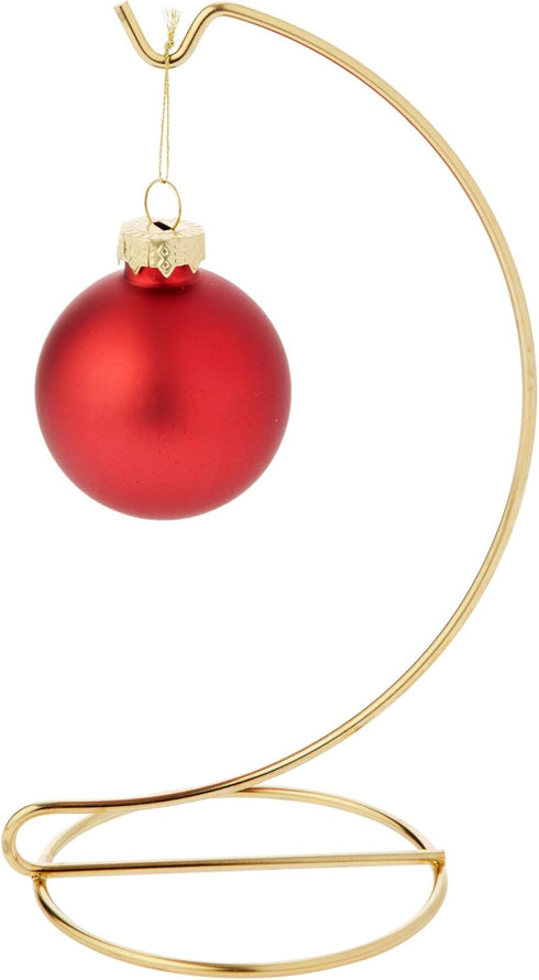 Plymor Simple Gold Ornament Stand - 7" H x 3" W x 3" D, 6 Pack