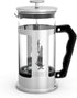 Bialetti 6860 Preziosa Stainless Steel 3-Cup French Press Coffee Maker, Silver
