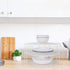 AKAZA 3-Tier Counter Counter Corner Shelf and Cabinet Organizer - Cabinet Storage Shelf Rack, ShelvesKitchen