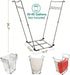 Niurui 45 25 40 Trash Bag Holder Stand Gallon Outdoor Leaf Bag Stand with Pcs Gallon Trash Bags Metal Garbage Bag Frame