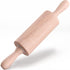 9-Inch Wooden Rolling Pin - Baking Tool for Pastry, Fondant, and Children's Baking