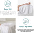 Mweet 4Th 2 Pack American Patriotic Kitchen Hand Towels with Hanging Loop - of July Stars Soft Coral Velvet Tie Towel