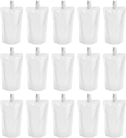 DOITOOL Transparent Suction Nozzle Seal Packaging Bag 6.5 X 4 X 2.4