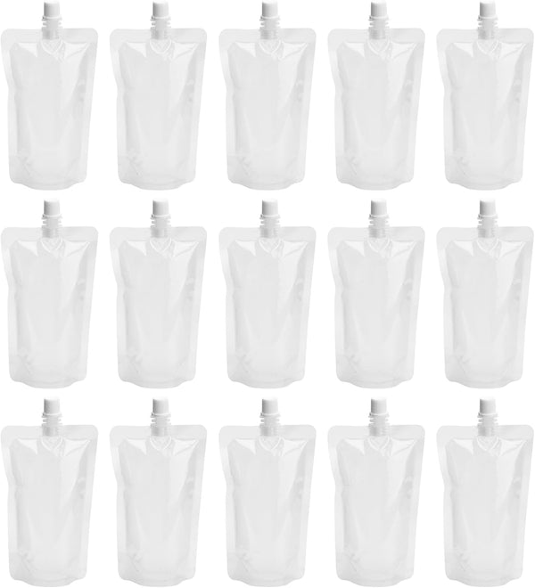 DOITOOL Transparent Suction Nozzle Seal Packaging Bag 6.5 X 4 X 2.4