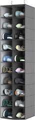 coastal rose Hanging Shoe Organizer for Closet, 20 Sections Hanging Closet Organizer