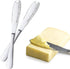 2 Pcs Butter Knife Spreader Long, Stainless Steel Butter Knife for Cold Butter Kitchen Accessories