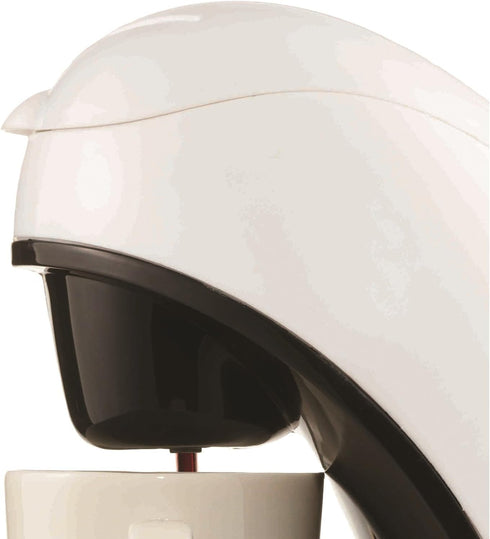Brentwood TS-112W Coffee Maker with Ceramic Mug, Single Serve, White by Brentwood