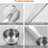 Two-in-One Stainless Steel Coffee Scoop Tamping Spoon, Dual-Purpose Coffee Tool for Measuring and Tamping