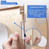 Worown 14 Holes Collapsible Wood Balloon Sizer Box, 1-10 Inch Measurement Tools for Balloon Arches and Decorations
