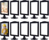 NahNah Double Sided Standing Picture Frames - (Black, 10 Count) 4x6 Inch, Plastic
