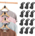 Clothes Hanger Connector Hooks, 120PCS Mini Cascading Hanger Hooks, 20lbs Space Saving Closet Organizer (Black)