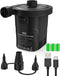 Dr.meter Air Pump for Inflatables, Rechargeable 4000mAh Battery Air Mattress Pump - Portable Quick-Fill Inflator