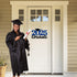 2025 Graduation Party Decorations Wooden Sign, Blue Class of 2025 Photo Booth Props for Graduation Party Supplies