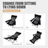 Zero Gravity Chair Reclining Folding Chair with Removable Footrest and Pillow & Cup Holder, Adjustable Outdoor Oxford
