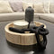 HMASYO Black Wood Chain Link Decor, 5-Link Wooden Decorative Chain Home Decor
