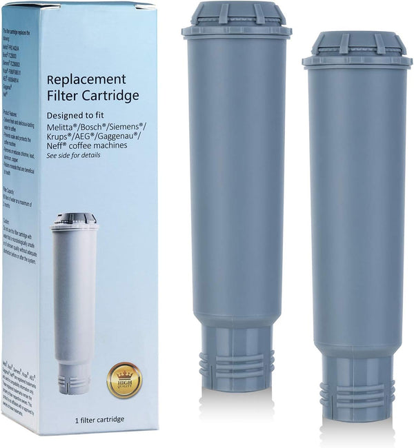 Coffee Machine Water Filter Cartridges for Melitta/Krups, Pack of 2 for TCZ60003 and Others