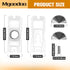 DA61-07540A Freezer Door Handle Support Kit Refrigerator Replacement Handles Compatible with Samsung AP5578979 PS4145181 DA67-02787A 3160453 6009-001526 by Mgoodoo