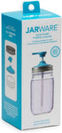 Jarware Soap Pump Lid for Regular Mouth Mason Jars - Blue