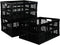 Utiao 34 Quart Collapsible Storage Bins, Folding Crate, Milk Crate, 3 Packs