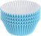 uxcell 100 Pcs Cupcake Liners, Standard Greaseproof Muffins Paper Baking Cups Wrappers, Sky Blue