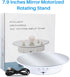 White,7.87inch /17.6lbs Rotating Display Stand Turntable Stand Spinning Stand for Product Shows Max Load,White Round