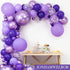 Jonhamwelbor Dark Purple Balloons 12 inch, 100 Pack Deep Royal Purple Latex Balloons for Party Decorations