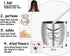 Dletay Small Keepsake Urns for Human Ashes, 1.57 Inch Mini Cremation Urns, Stainless Steel Memorial Holder