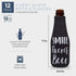 Cozy 12 oz, Pack 12 BLUE PANDA Neoprene Beer Sleeve - Black & White, of - Insulated Beer Bottle Cooler & Soda Can