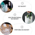 Cabilock Clear Plastic Ice Bucket with Ice Tongs, Ice Tub Chiller for Party Bar, Wine Bottle Chiller