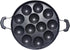 Non Stick Appam Maker, 12 Cavity Appam Patra Pan with Stainless Steel Lid