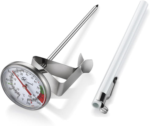 KT THERMO 2-Inch Dial Instant Read Thermometer, Best for Coffee Drinks and Chocolate Milk Foam