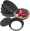 Mini Tart Pans Set of 6, Nonstick 4 Inch Mini Quiche Pan with Removable Bottom