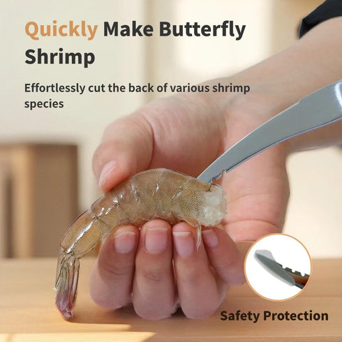 Seamless Shrimp Deveining tool Multi-Colored Shrimp Deveiner Tool Stainless Steel Shrimp Peeler and Deveiner Tool