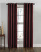 Curtainworks Lenox Grommet Curtain Panel, 50 by 84", Wine.