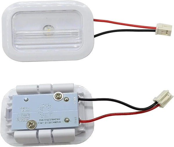 2pk LED Light Module Assembly Replacement for Whirlpool Kenmore Kitchenaid Maytag Refrigerator W10843353 W11205083
