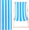 GORGECRAFT 44.49x17 Beach Sling Chair Replacement Canvas 1.5mm Thick Blue and White