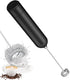 Handheld Milk Frother, Electric Whisk Drink Mixer for Coffee, Lattes, Cappuccino, Cold Foam - Black
