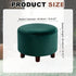 uxcell Velvet Round Footstool Slipcover, Stretch Foot Stool Protector Covers Plush Furniture Protector Cover