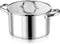 LIANYU 8 QT Stock Pot, Heavy Duty Stainless Steel, Large Cooking Pot for Pasta, Soup, Noodles, with Glass Lid