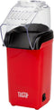 Tasty Hot Air Popcorn Popper, Healthy Popcorn in Minutes, Fast Easy-to-Use, 8 Cups with Butter Warmer, Red
