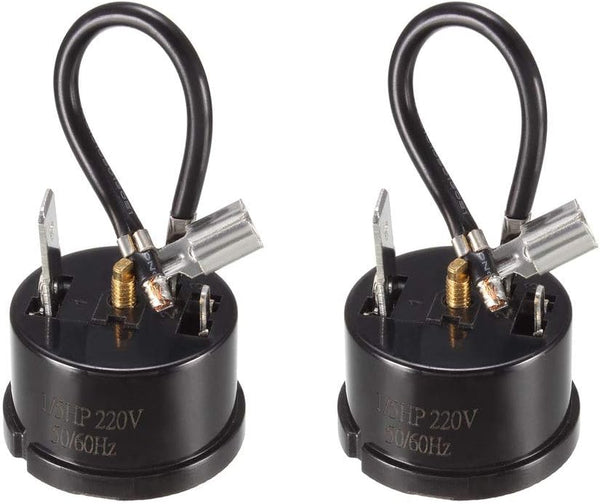 uxcell 2 Pcs Refrigerator Thermal Overload Protector - 1/5HP 150W Compressor Replacement Part