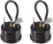 uxcell 2 Pcs Refrigerator Thermal Overload Protector - 1/5HP 150W Compressor Replacement Part